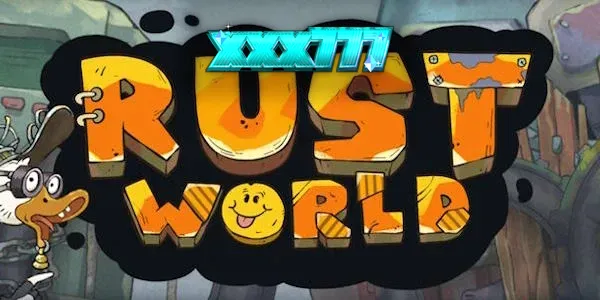 Tampilan visual slot Rustworld dengan grid 7x7 yang dinamis